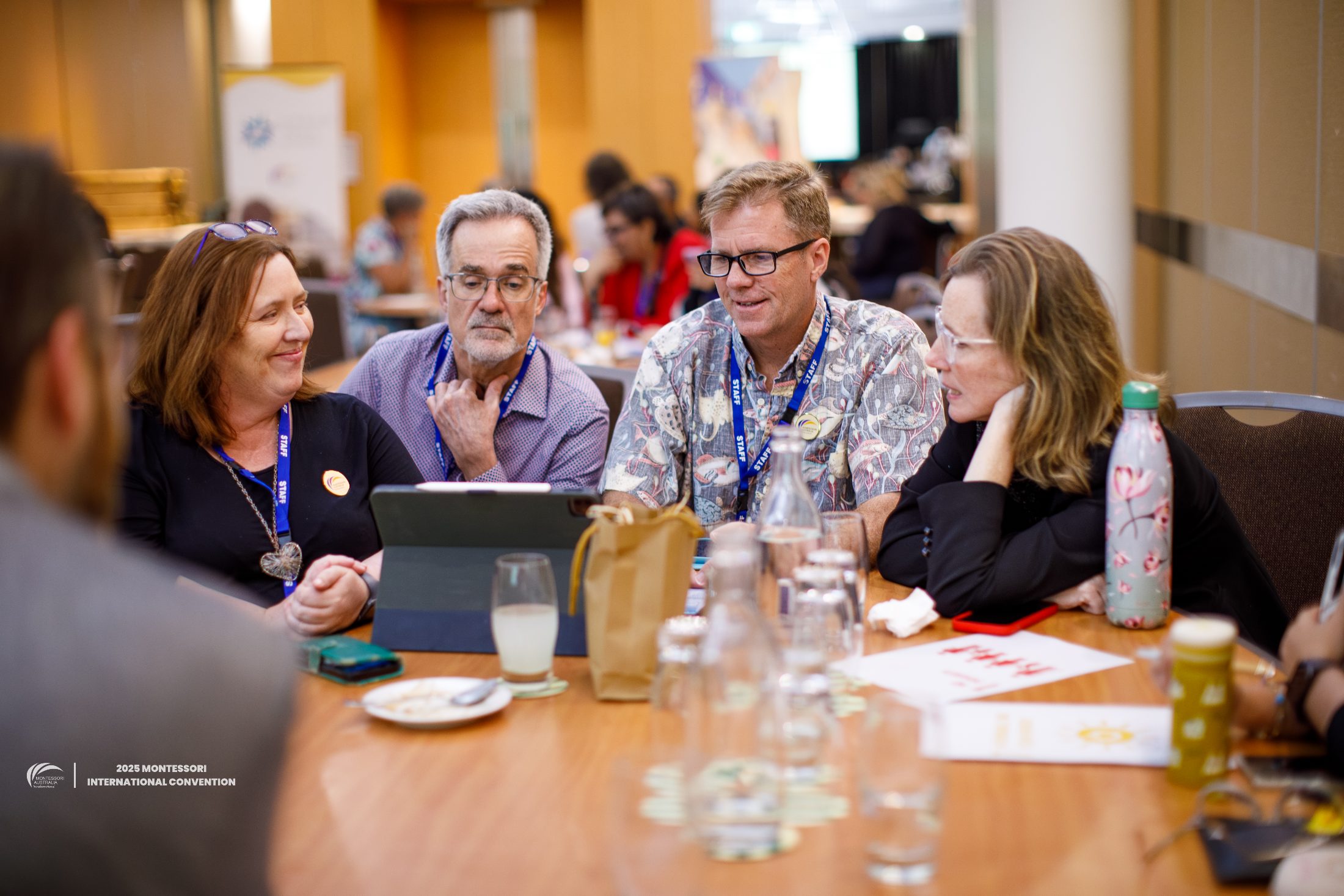 Montessori educators collaborating at the 2025 Montessori International Convention